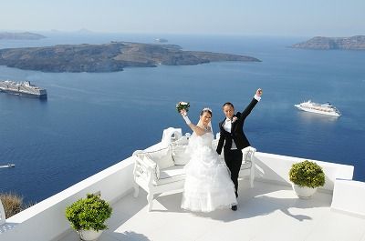 ギリシャ アテネより愛をこめて From Athens With Love サントリーニ島で結婚式