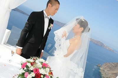 ギリシャ アテネより愛をこめて From Athens With Love サントリーニ島で結婚式