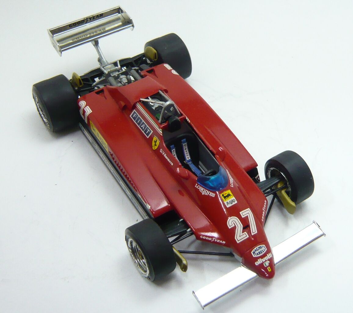 過去作】Ferrari 126C2 PROTAR 1/24 : 五十肩モデラーの気まぐれ製作記