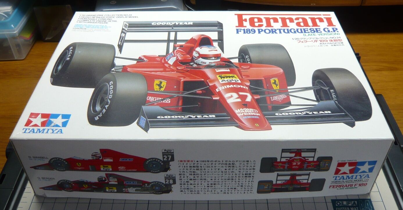 御手付プラモ④】Ferrari F189 TAMIYA 1/20 : 五十肩モデラーの 御手付プラモ④】Ferrari F189 TAMIYA 1/20 : 五十肩モデラーの