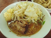 15/06/12め二郎 小つけ麺(ニンニク、野菜)2