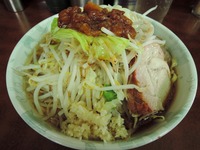 15/07/18め二郎 小ラーメン(ニンニク、アブラ)2