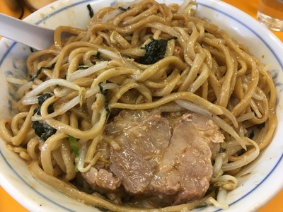 １６／０９／２６ラーメンエース　小ラーメンとろろ汁なし０４