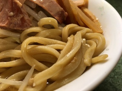 17/03/25二郎新宿小滝橋通り店小ラーメン(ニンニク)10