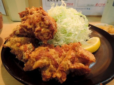 14/11/26とんかつ三田 鳥からあげ定食 5