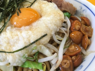 16/09/26ラーメンエース 小ラーメンとろろ汁なし06