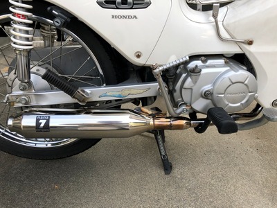 スーパーカブ１１０ マフラー換装～ナナカンパニーNA-01ステンレスマフラー（ＪＡ０７用）～ : きよすけの悠々備忘録