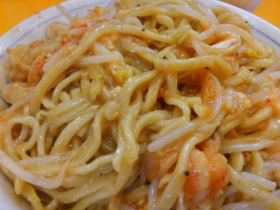 16/03/24ラーメンエース 納豆キムチ汁なし06