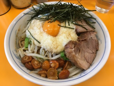 16/09/26ラーメンエース 小ラーメンとろろ汁なし03