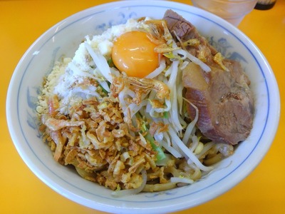 16/06/18ラーメンエース 小ラーメン汁なし海老味05
