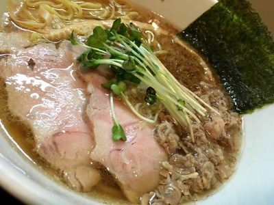 17/09/11麺や勝治 味玉塩らーめん 7