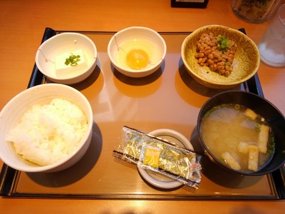 16/05/04やよい軒馬車道店 納豆定食