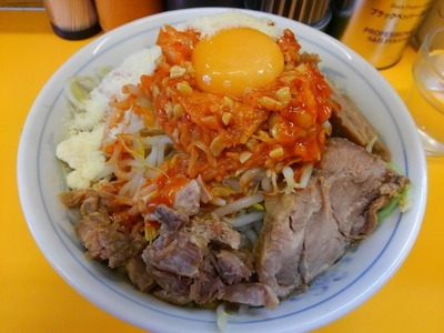 16/03/24ラーメンエース 納豆キムチ汁なし03