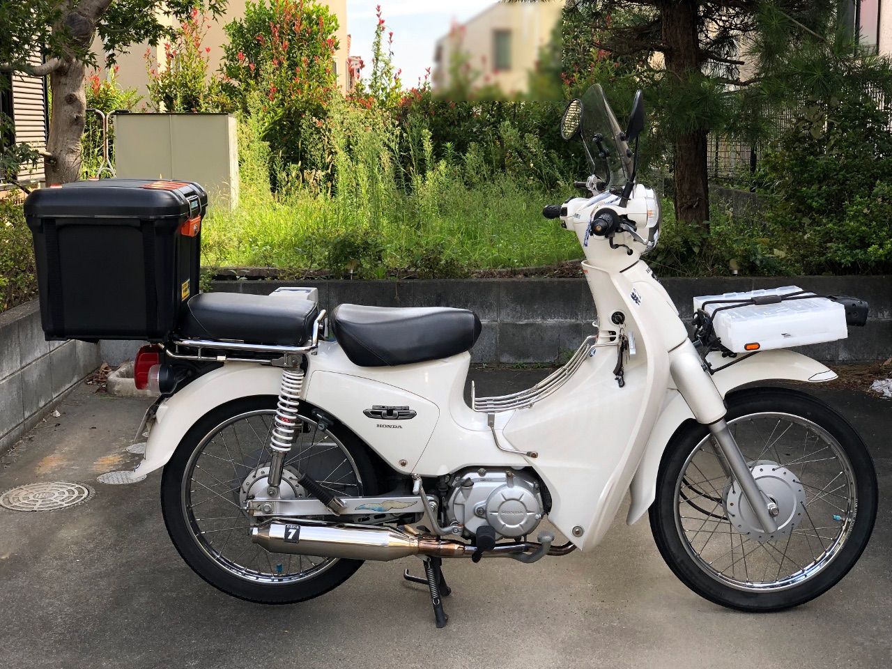 スーパーカブ110 マフラー換装~ナナカンパニーNA-01 スーパーカブ110 マフラー換装~ナナカンパニーNA-01