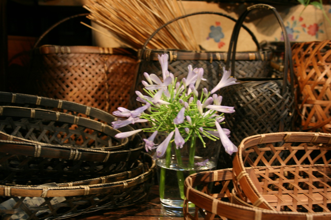 オリジナルの各種竹籠 和亜雑貨 葵陽