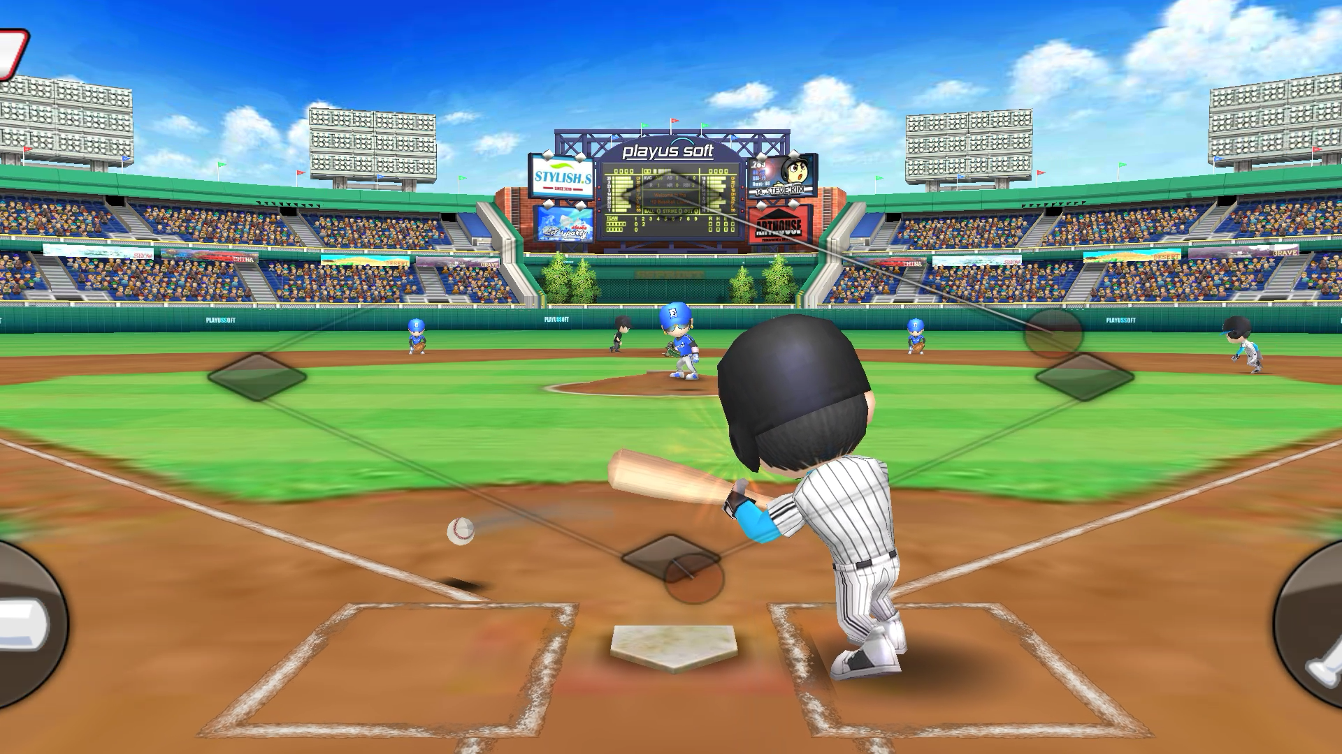 セーフティバントをしてみよう Baseball Star攻略 喜遊館 セーフティバントをしてみよう Baseball Star攻略 喜遊館