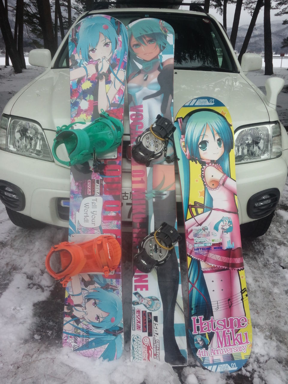 初音ミク等身大痛板とか 木崎湖キャンプ場管理人blog