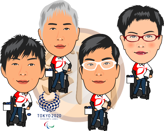 ボッチャ男女共通チーム きずな工房 似顔絵レーターのひとりごと