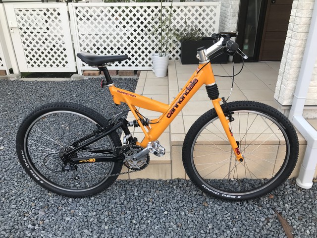 良好品】【良好品】ビンテージ キャノンデール MTBフレーム 自転車本体