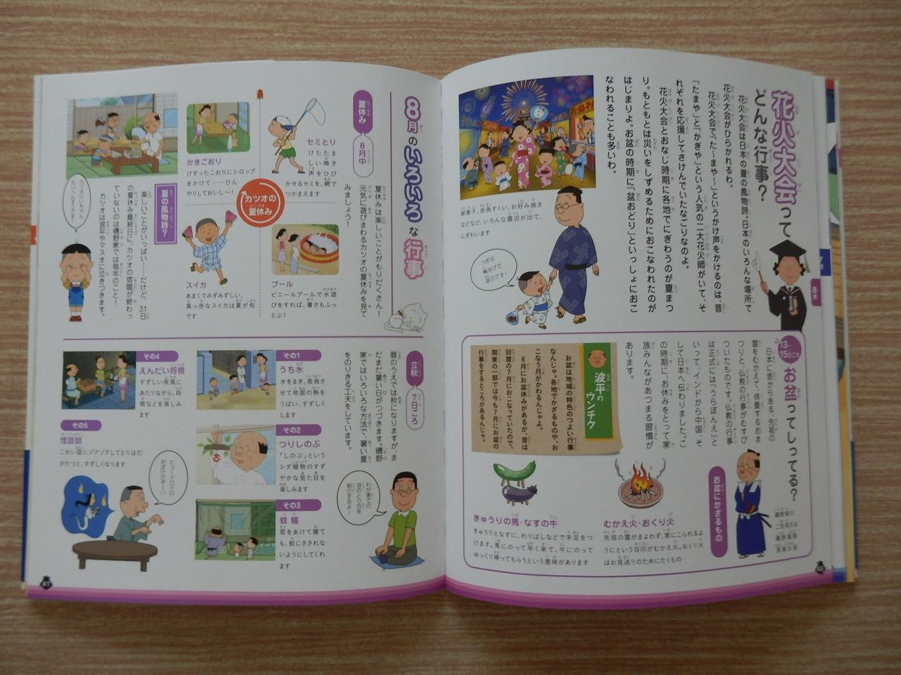 サザエさんと日本の春 夏 秋 冬を楽しもう 紹介 けいkids まり先生のブログ