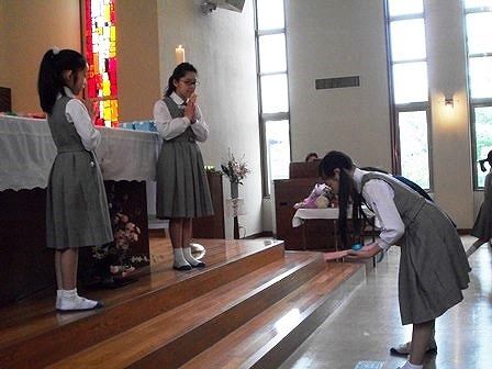 聖母被昇天学院小学校 シスター森川マリ子新校長先生インタビューレポート けいkids まり先生のブログ