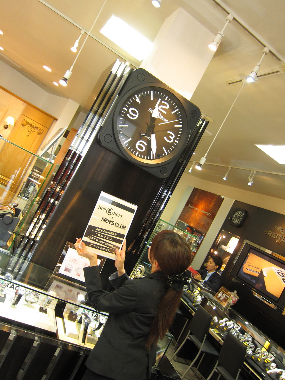 【新品】Ｂｅｌｌ＆Ｒｏｓｓ　ベルアンドロス 掛け時計 非売品 販促用  Bell\u0026Rossベル＆ロス ベルロス 掛け時計 非売品 ノベルティ