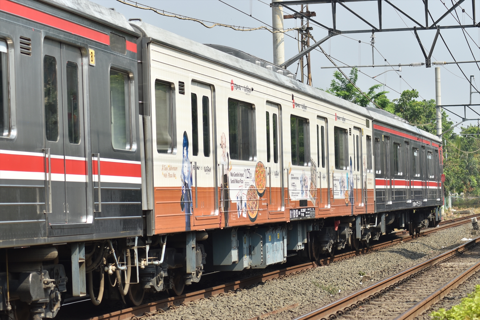 205系武蔵野線M28編成暫定8連化&M2編成10連復帰 : JABODETABEK