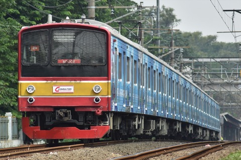 JR東日本 武蔵野線 205系M26編成 ジャカルタ実物幕紅葉柄(レプリカ