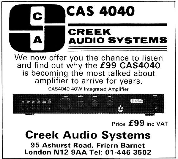 オーディオ探訪 「音楽」か「ボン！」か CREEK4040 s2 s3 に思う
