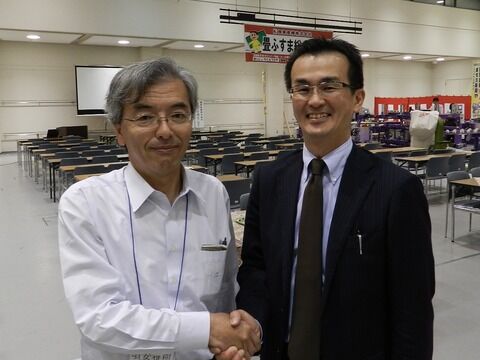 頃安社長と喜多社長