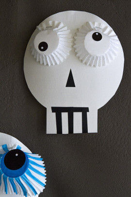 ユニークなスカルをベーキングカップで作っちゃおう!!