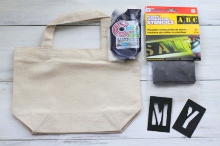 murakami_0806_zai ステンシルプレートで簡単に!イニシャルトートバッグ