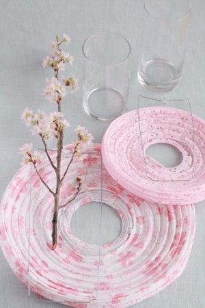 １００円紙提灯を使って桜を活ける 窪田千紘フォトスタイリングwebマガジン Klastyling Powered By ライブドアブログ