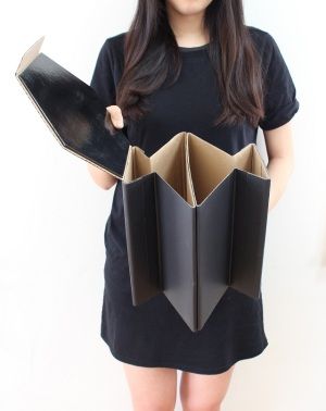 ダンボールだけどお洒落なミニテーブル