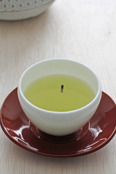 粉茶が固められて出来ている 茶柱です!