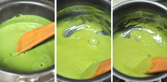 抹茶のくずプリン