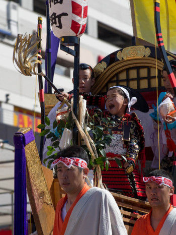 弓矢八幡祝い船の船頭