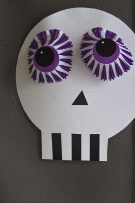 ユニークなスカルをベーキングカップで作っちゃおう!!