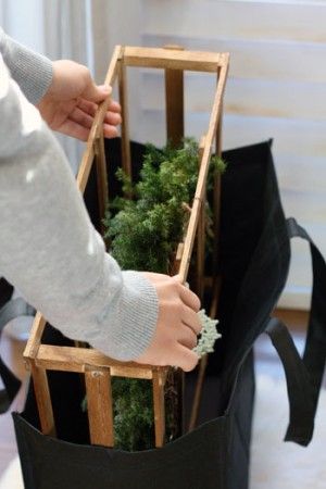 クリスマスリースの木枠活用法