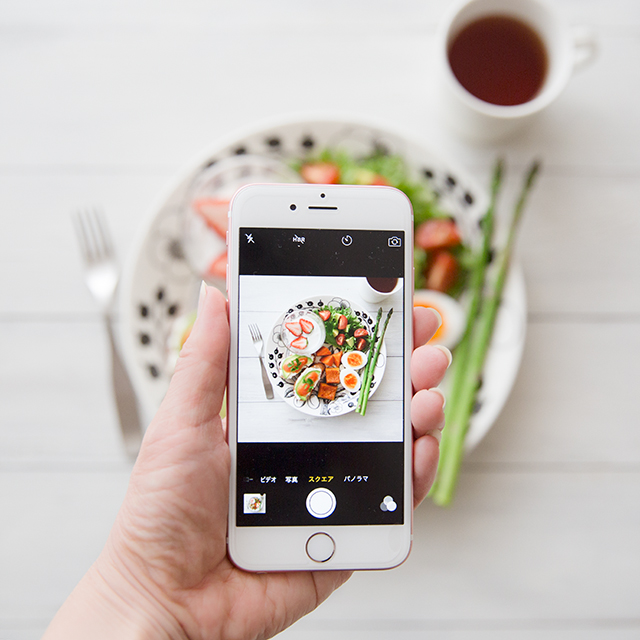 インスタっぽいワンプレート写真を簡単に！ iPhoneカメラで撮るコツ♪