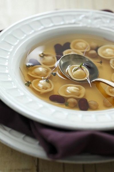 zuppa トルテリーニのスープでブランチ