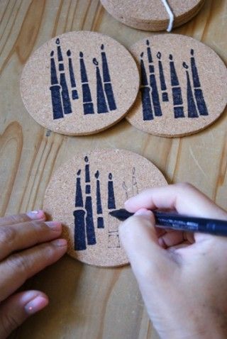 SONY DSC IKEA/カードボードのツリーをウォールデコに