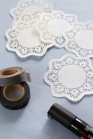 お正月だって！　レースペーパーでお手軽アドベントカレンダー