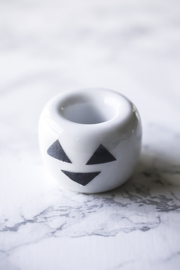 MUJIの歯ブラシスタンドをハロウィン仕様に