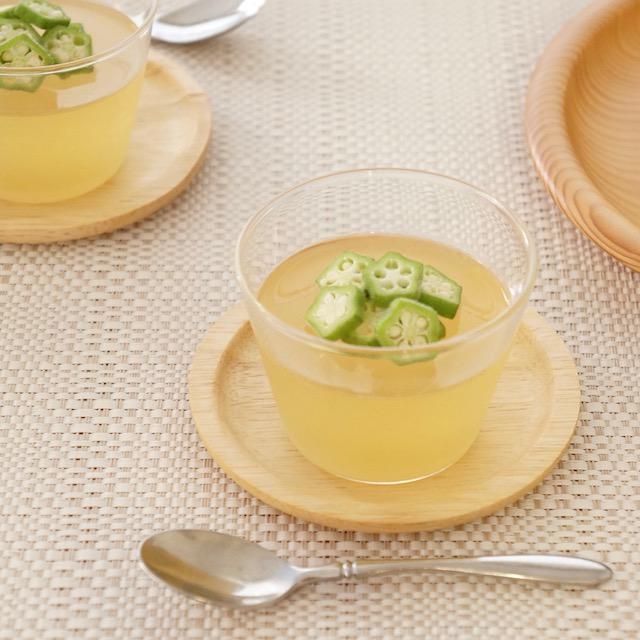 オクラ　ジュレ　スープ　レシピ　夏野菜