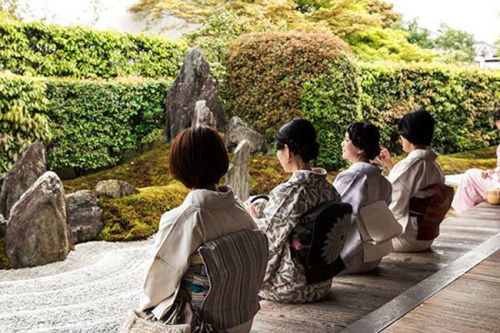 普段着物で楽しむ京都 その3 　～大徳寺 瑞峰院～