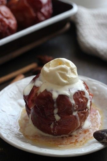 真冬においしい焼きりんご