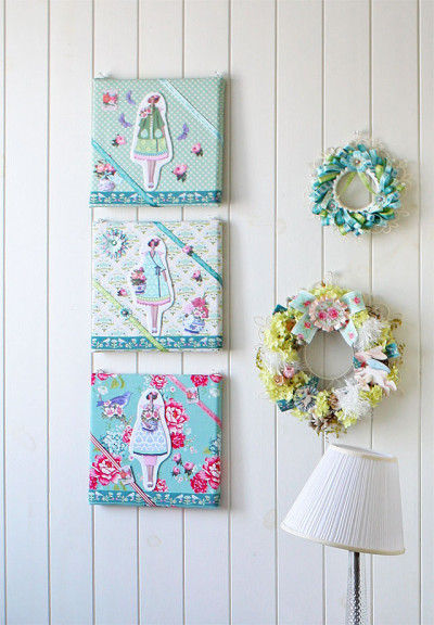 たくさん作って 並べて飾ってもかわいいですよ。