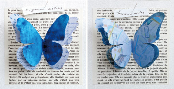 Summer_set 夏色ペーパーで作る昆虫標本オブジェ