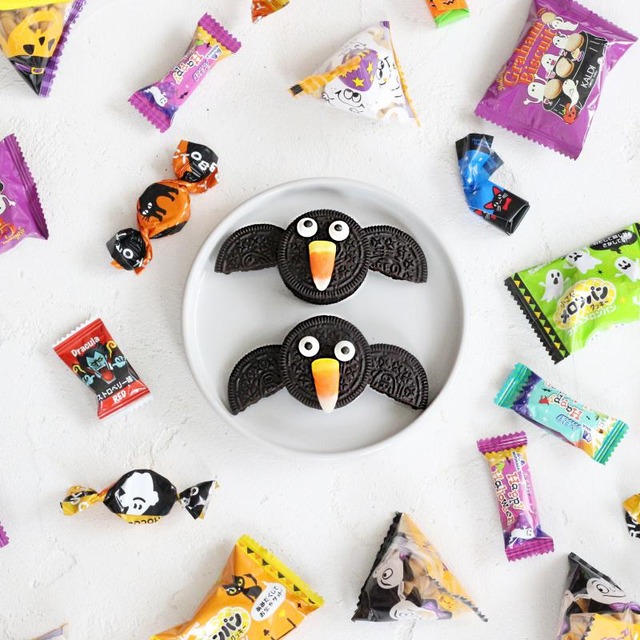 オレオで簡単! かわいいハロウィンのカラス